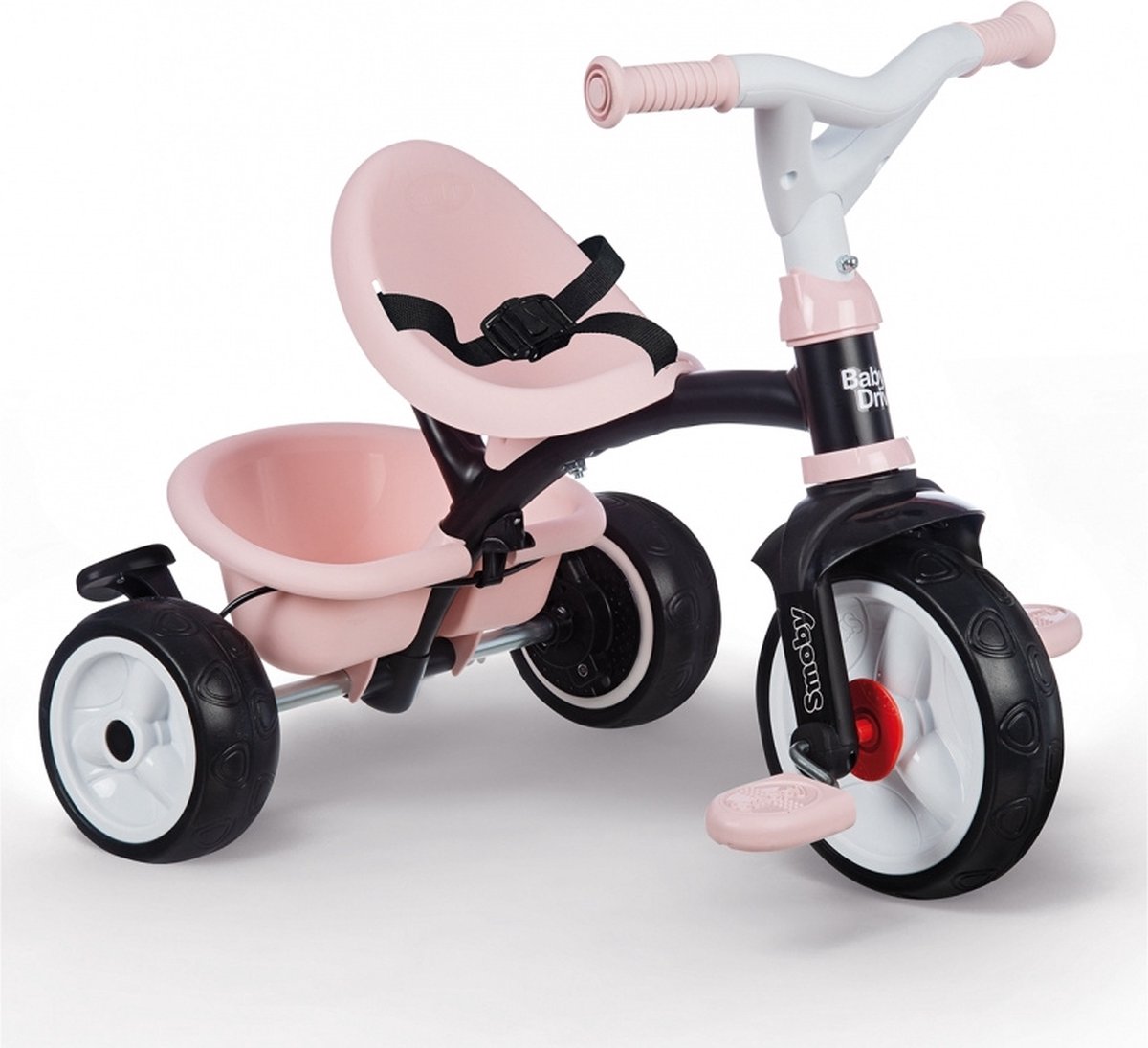 Smoby Baby Driver Plus Junior Roze/grijs