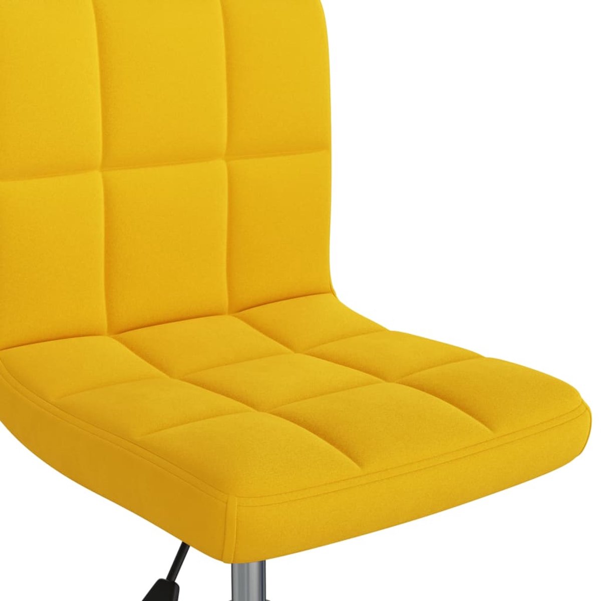 Vidaxl Eetkamerstoelen 2 St Draaibaar Fluweel Mosterd - Geel