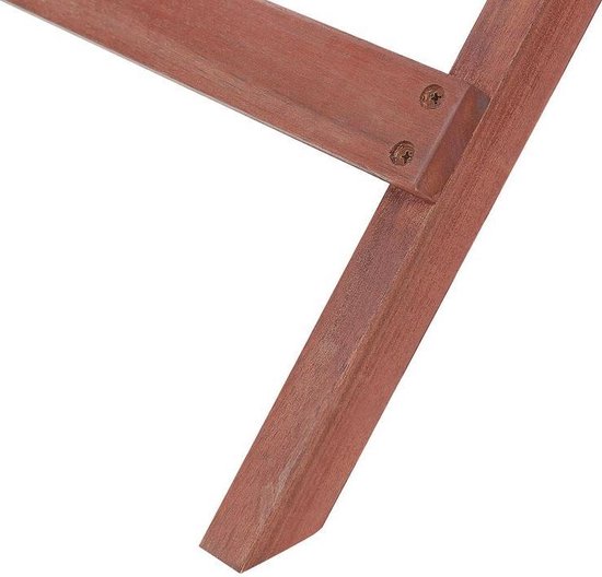 Beliani Toscana Balkonset Acaciahout 69 X 54 Cm - Bruin