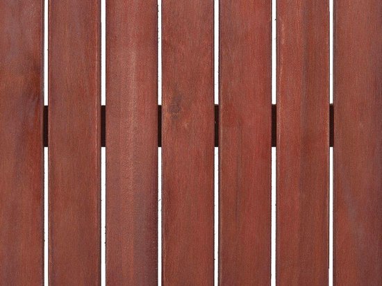 Beliani Toscana Balkonset Acaciahout 69 X 54 Cm - Bruin