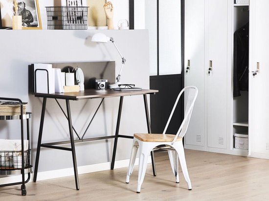 Beliani Hastings Bureau Spaanplaat 52 X 100 Cm - Bruin