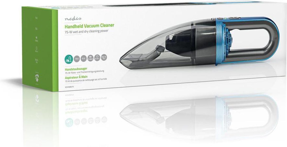 Nedis Handstofzuiger - Vchh6bu75 - Blauw