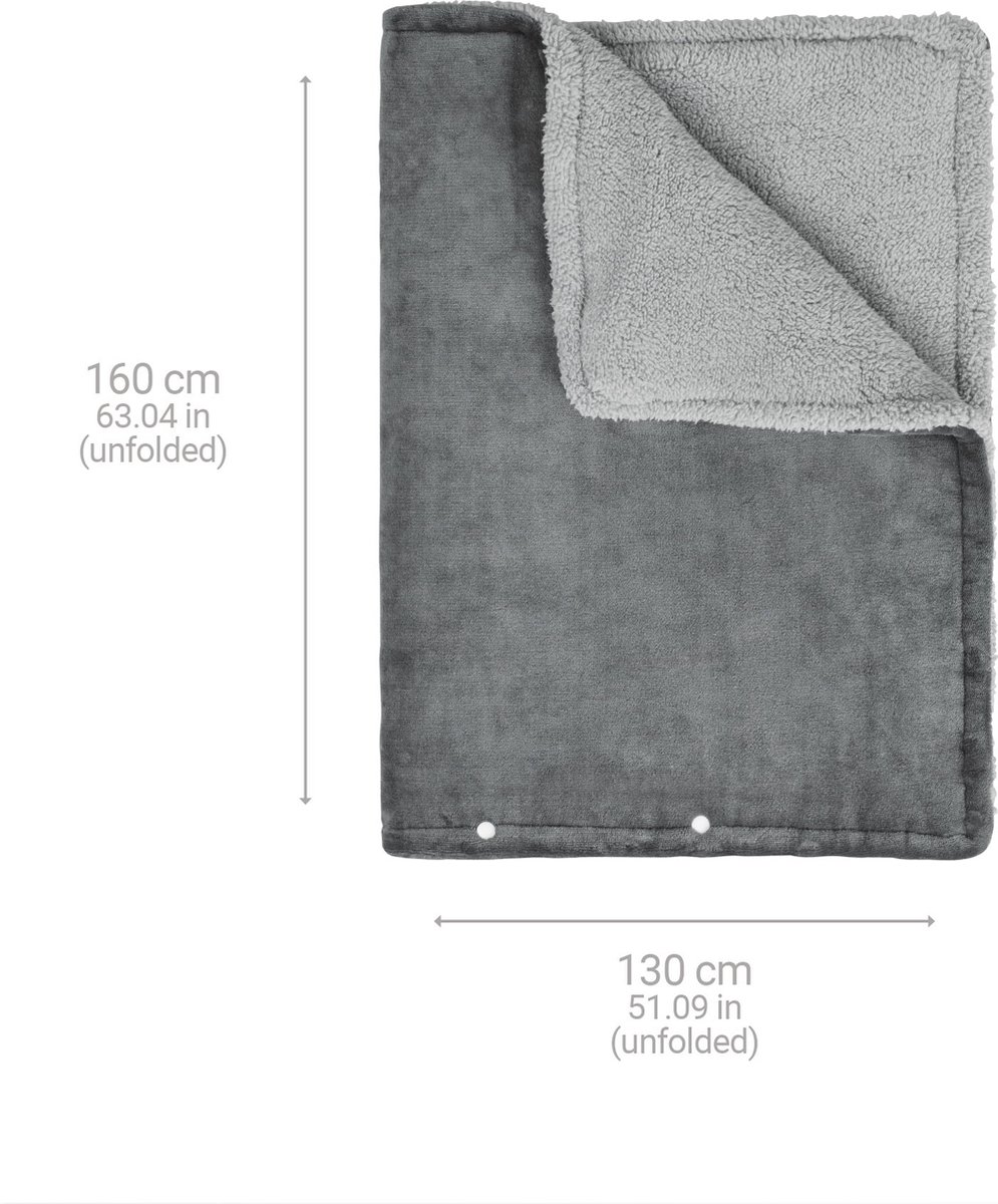 Medisana Hb677 Warmtedeken 3-in-1 - Grijs