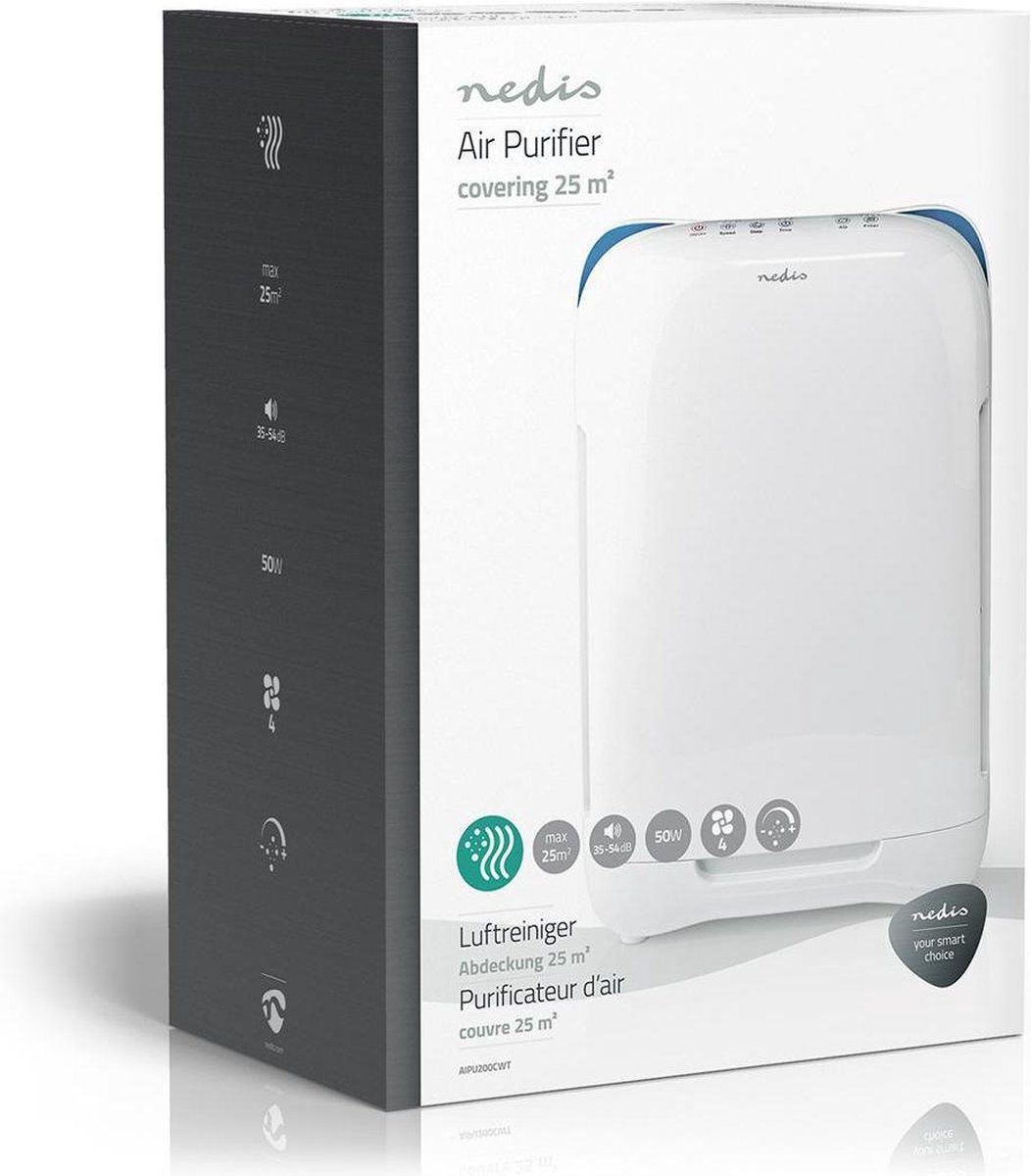 Nedis Luchtreiniger - Aipu200cwt