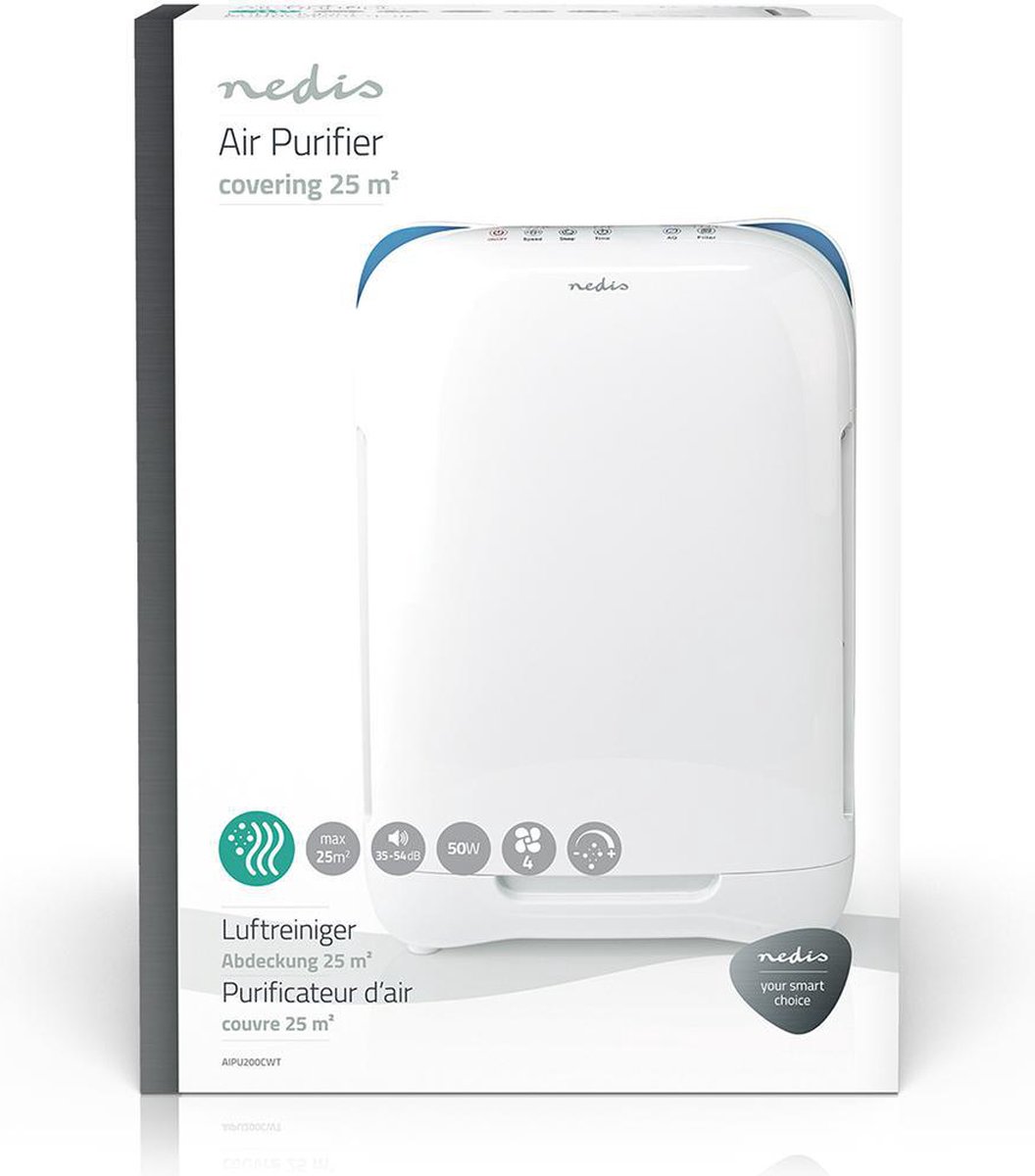Nedis Luchtreiniger - Aipu200cwt