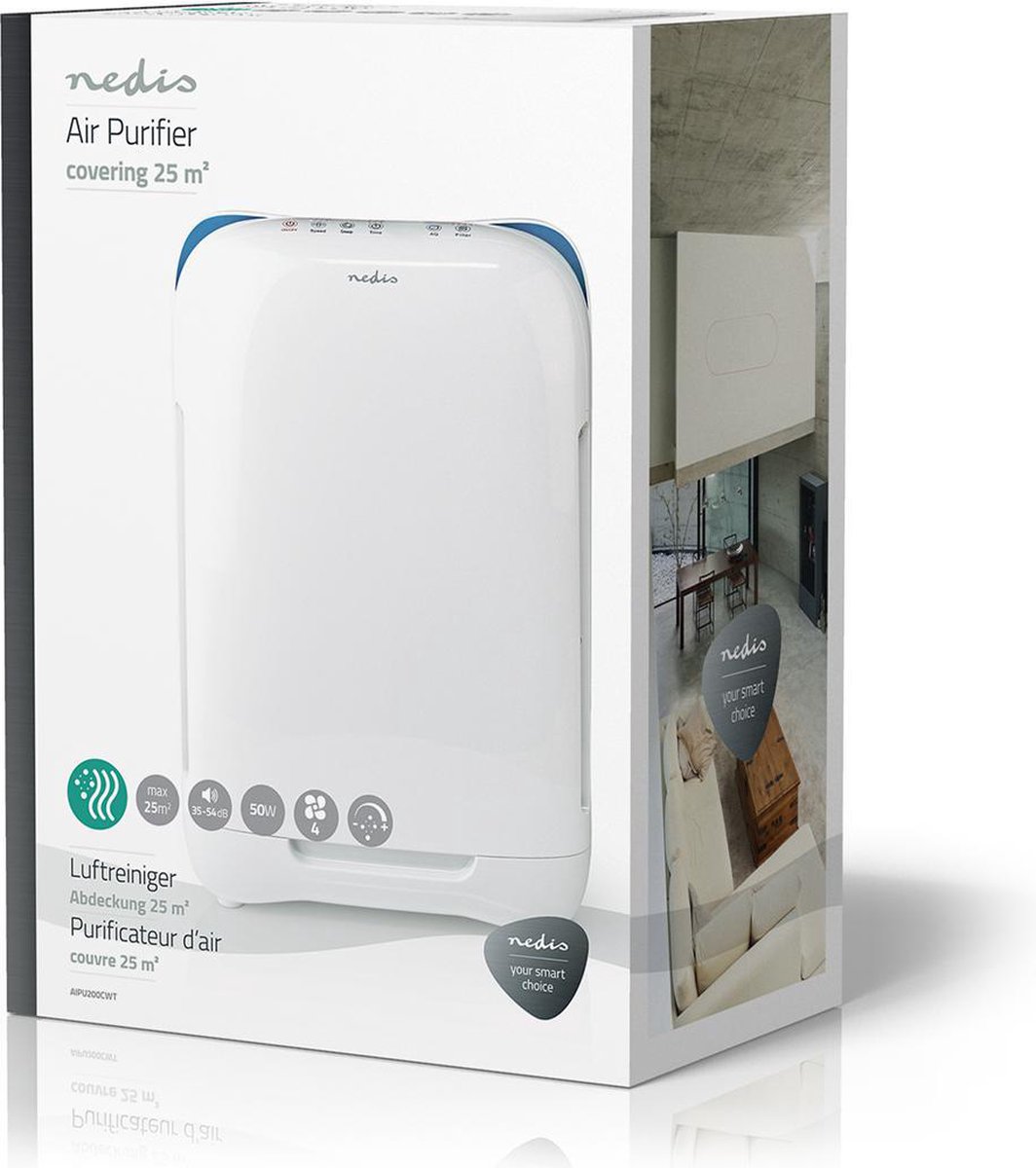 Nedis Luchtreiniger - Aipu200cwt