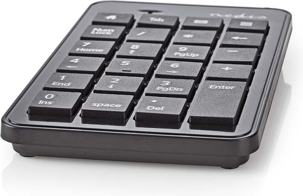 Nedis Bedraad Toetsenbord - Kbnm100bk - Zwart