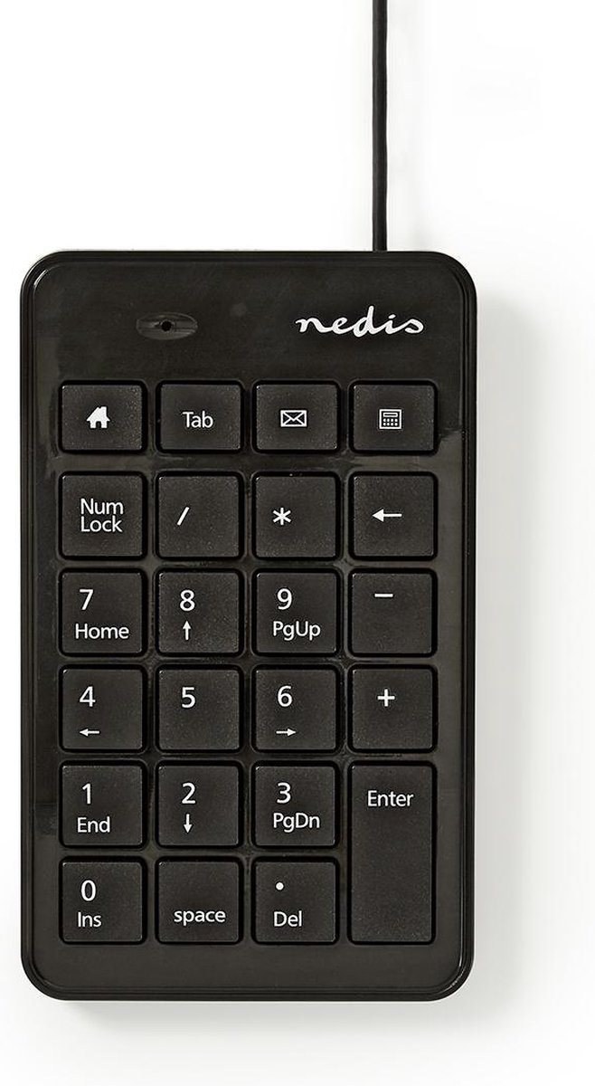 Nedis Bedraad Toetsenbord - Kbnm100bk - Zwart