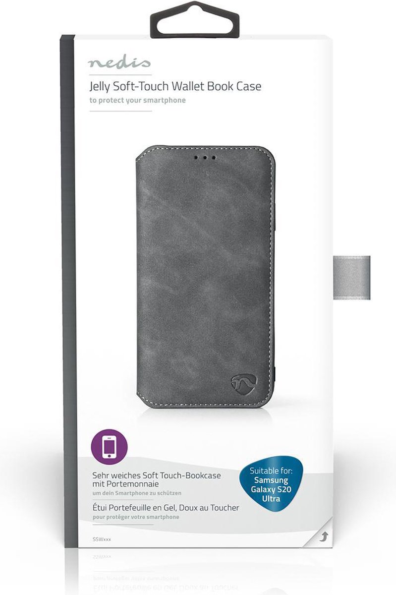 Nedis Smartphone Wallet Book - Ssw10036bk - Zwart