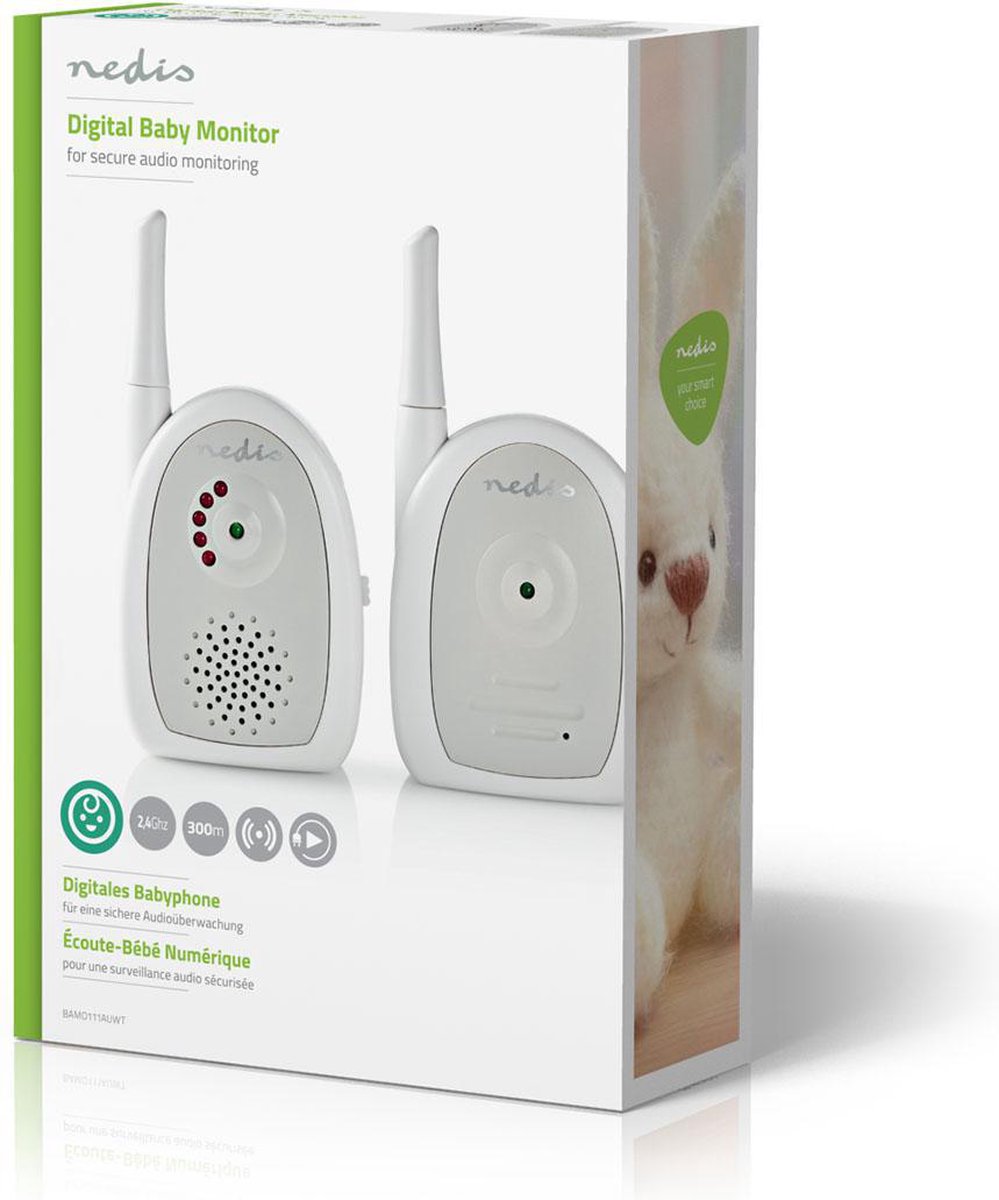 Nedis Audio-babyfoon - Bamo111auwt