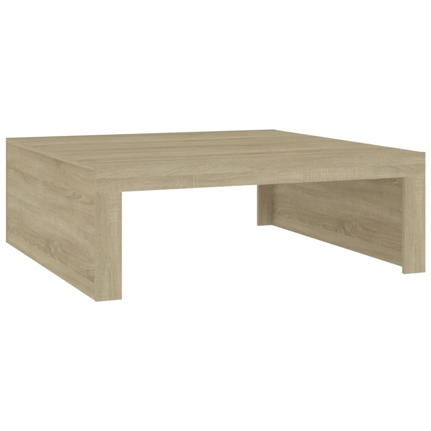 Vidaxl Salontafel 100x100x35 Cm Spaanplaat Sonoma Eikenkleurig - Marrón