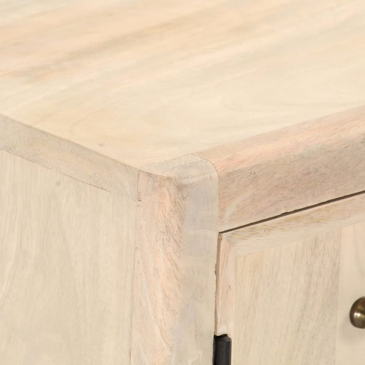 Vidaxl Salontafel 90x45x40 Cm Massief Mangohout - Bruin