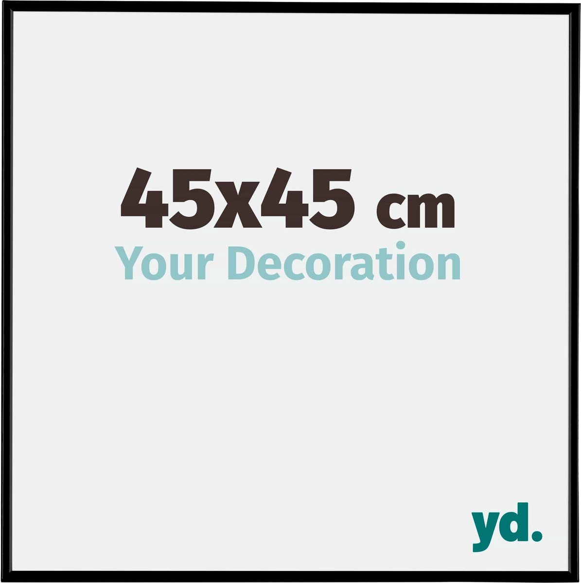 Your Decoration Evry Kunststof Fotolijst 45x45cm Mat - Zwart