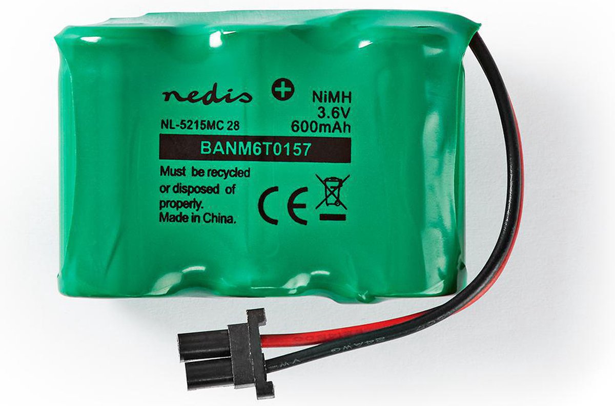 Nedis Oplaadbare Nimh-batterij - Banm6t0157 - Groen