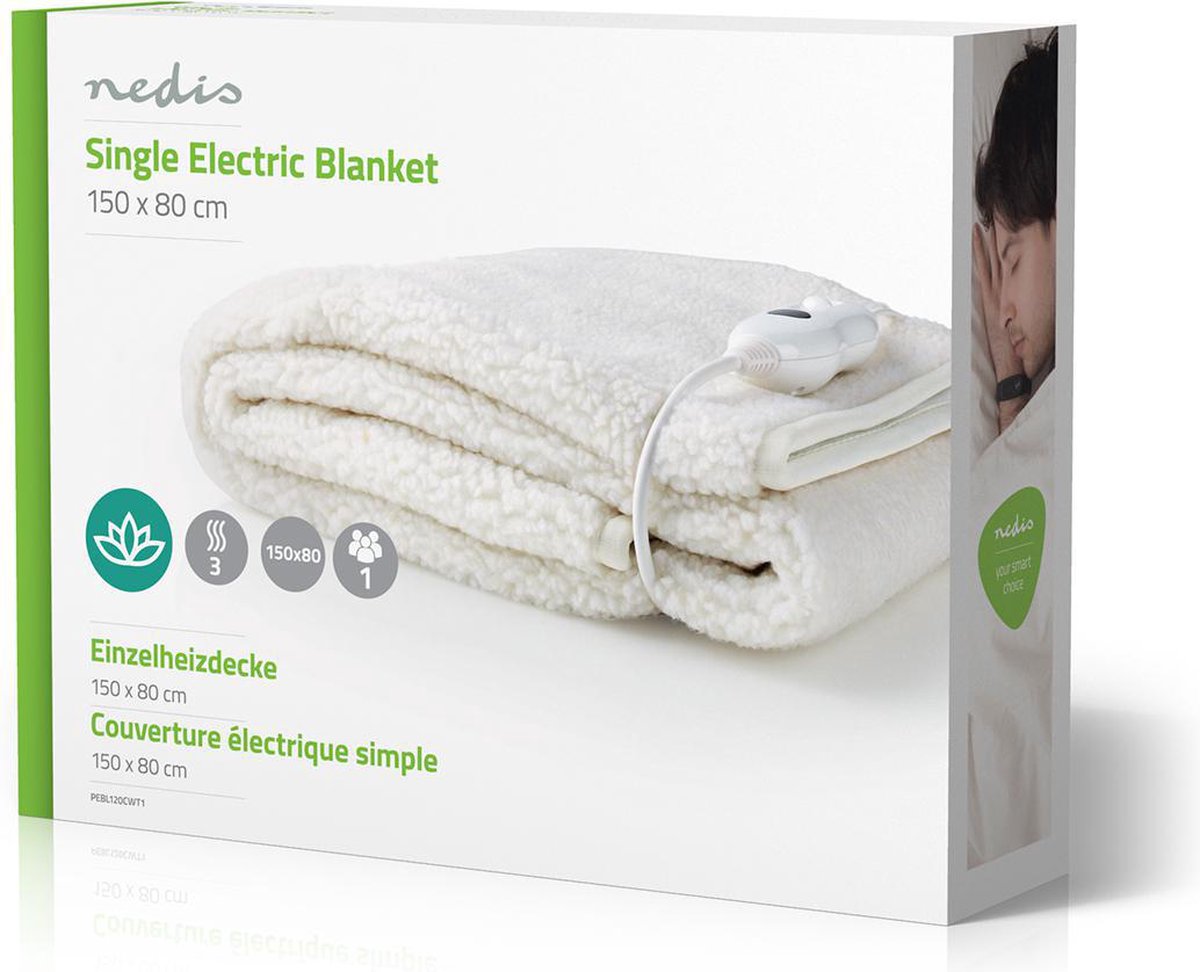 Nedis Elektrische Deken - Pebl120cwt1