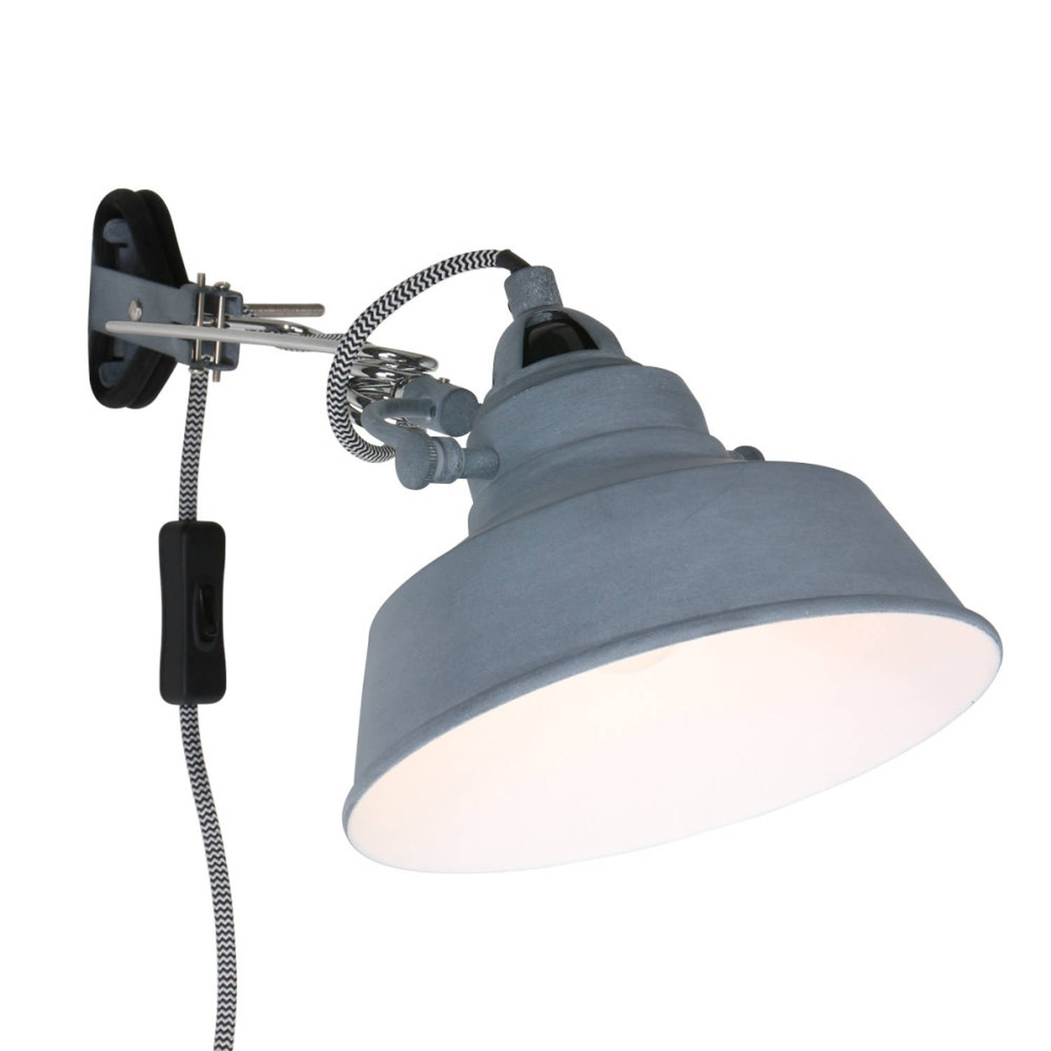 Steinhauer Wandlamp Mexlite Nove - Grijs