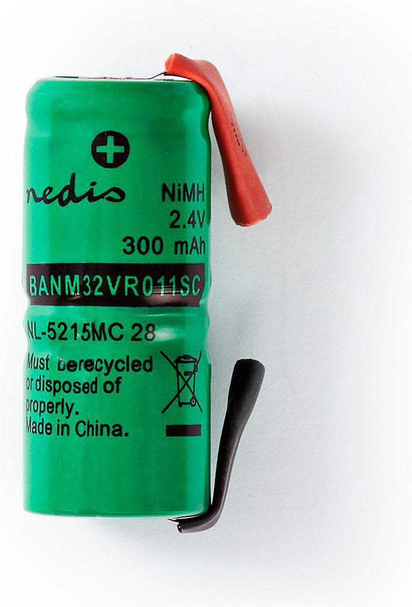 Nedis Oplaadbare Nimh-batterij - Banm32vr011sc - Groen