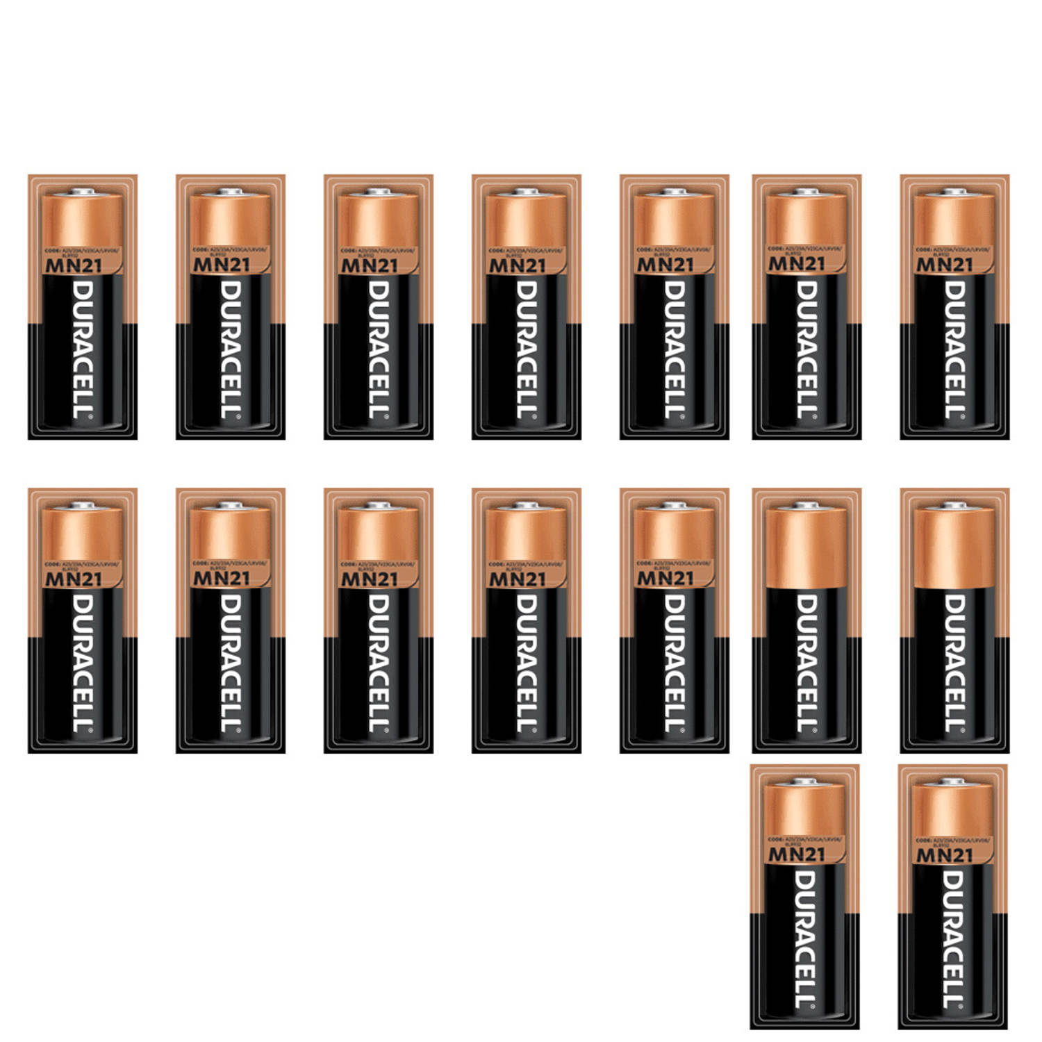 Duracell 16 Stuks Batterij Mn21/a23 - 12 V Long Lasting - Langdurig 16 Stuks