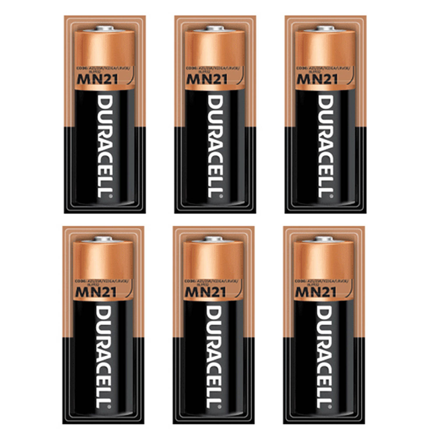 Duracell 6 Stuks Batterij Mn21/a23 - 12 V Long Lasting - Langdurig 6 Stuks