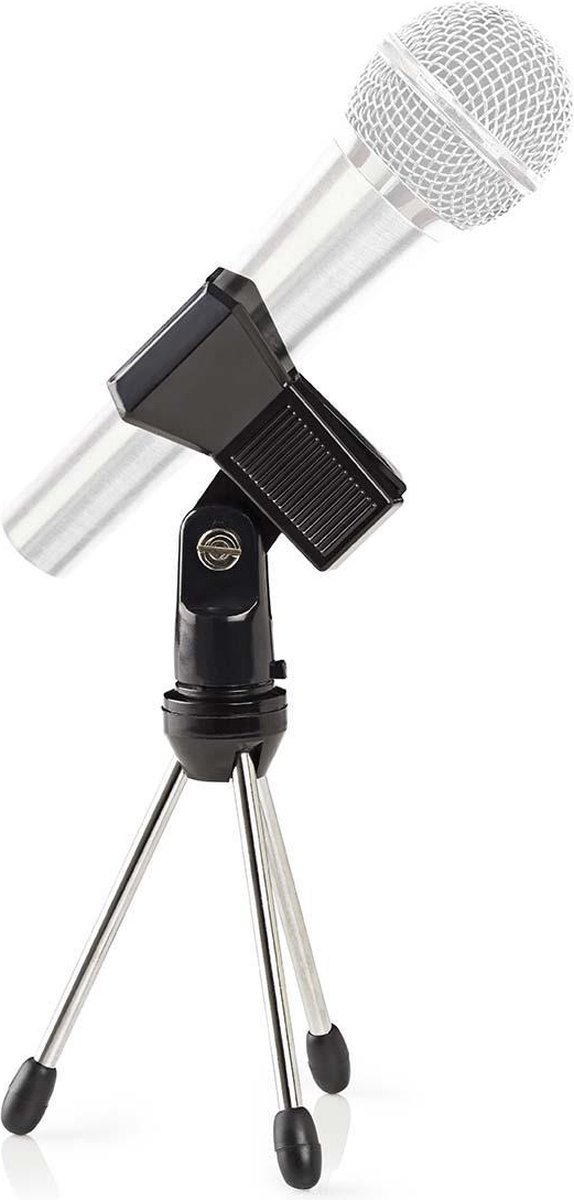 Nedis Microfoonstandaard - Zwart - 16.5 Cm