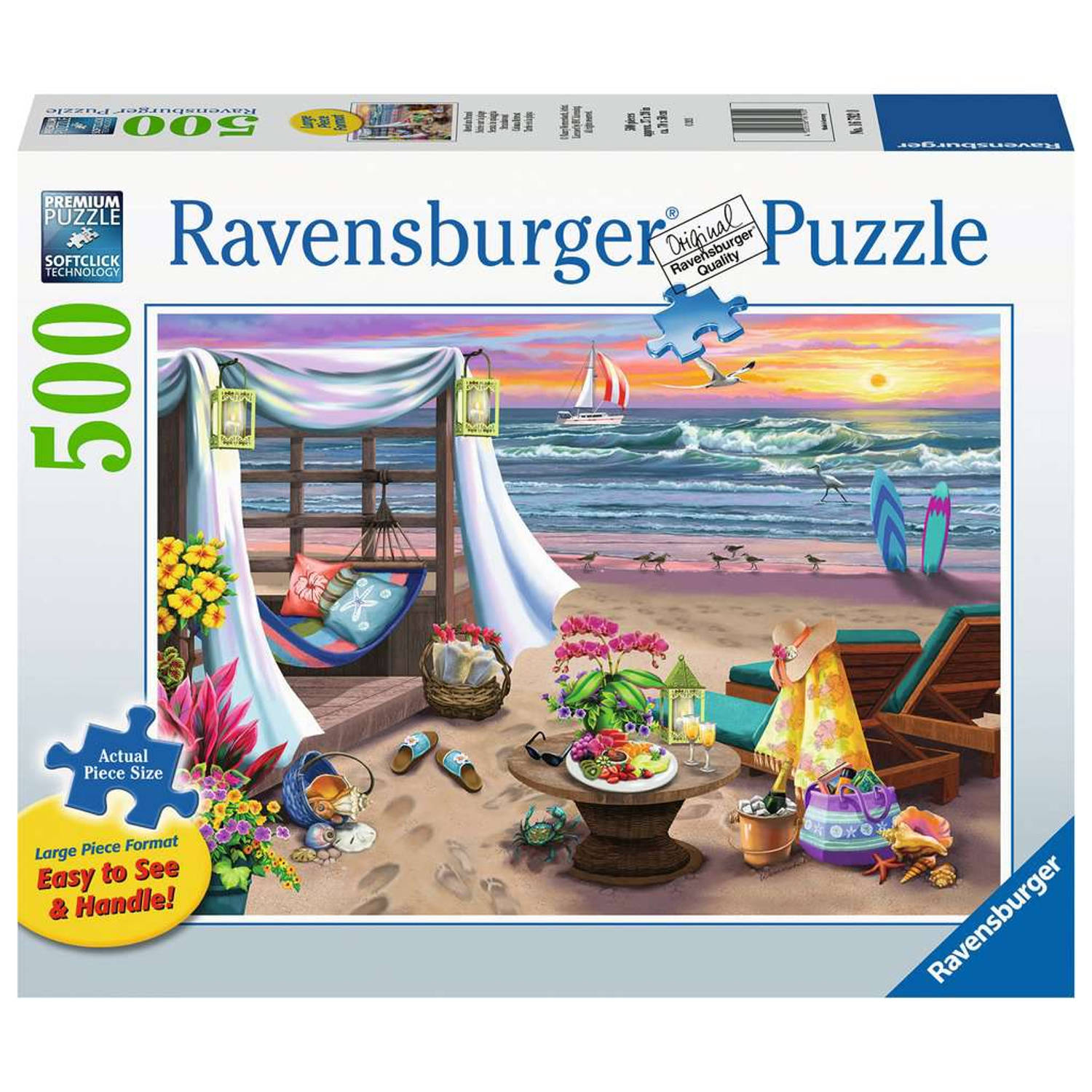 Ravensburger Puzzel Cabana Retreat 500st