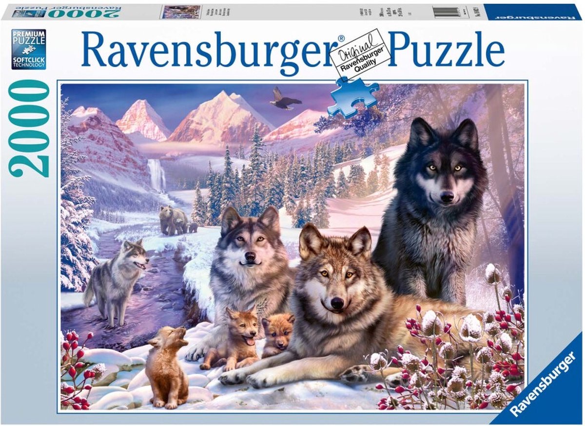 Ravensburger Puzzel Wolven In De Sneeuw