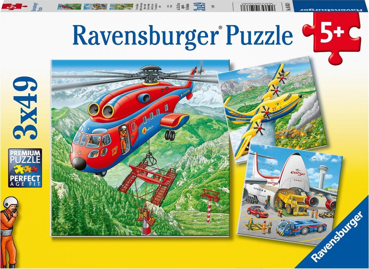 Ravensburger Puzzel Boven De Wolken 3x49