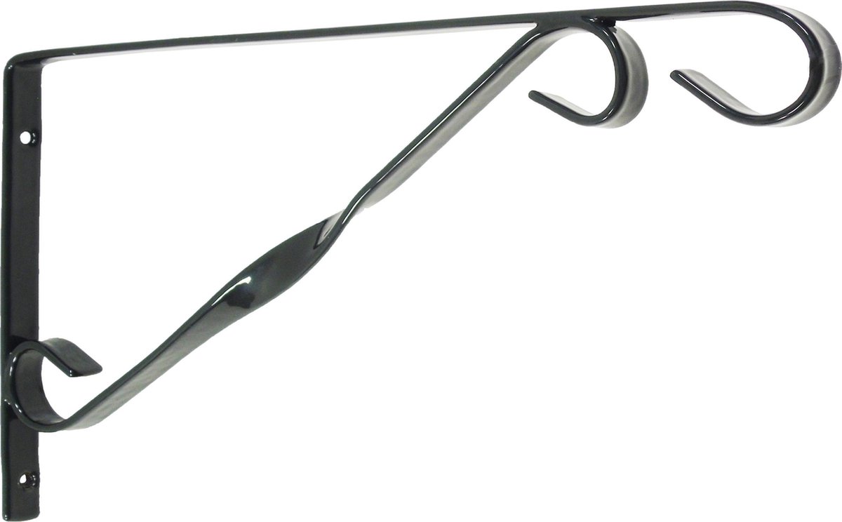 Esschert Design Hanging Basket 35 Cm Van Metaal Met Muurhaak - Complete Hangmand Set - Plantenbakken