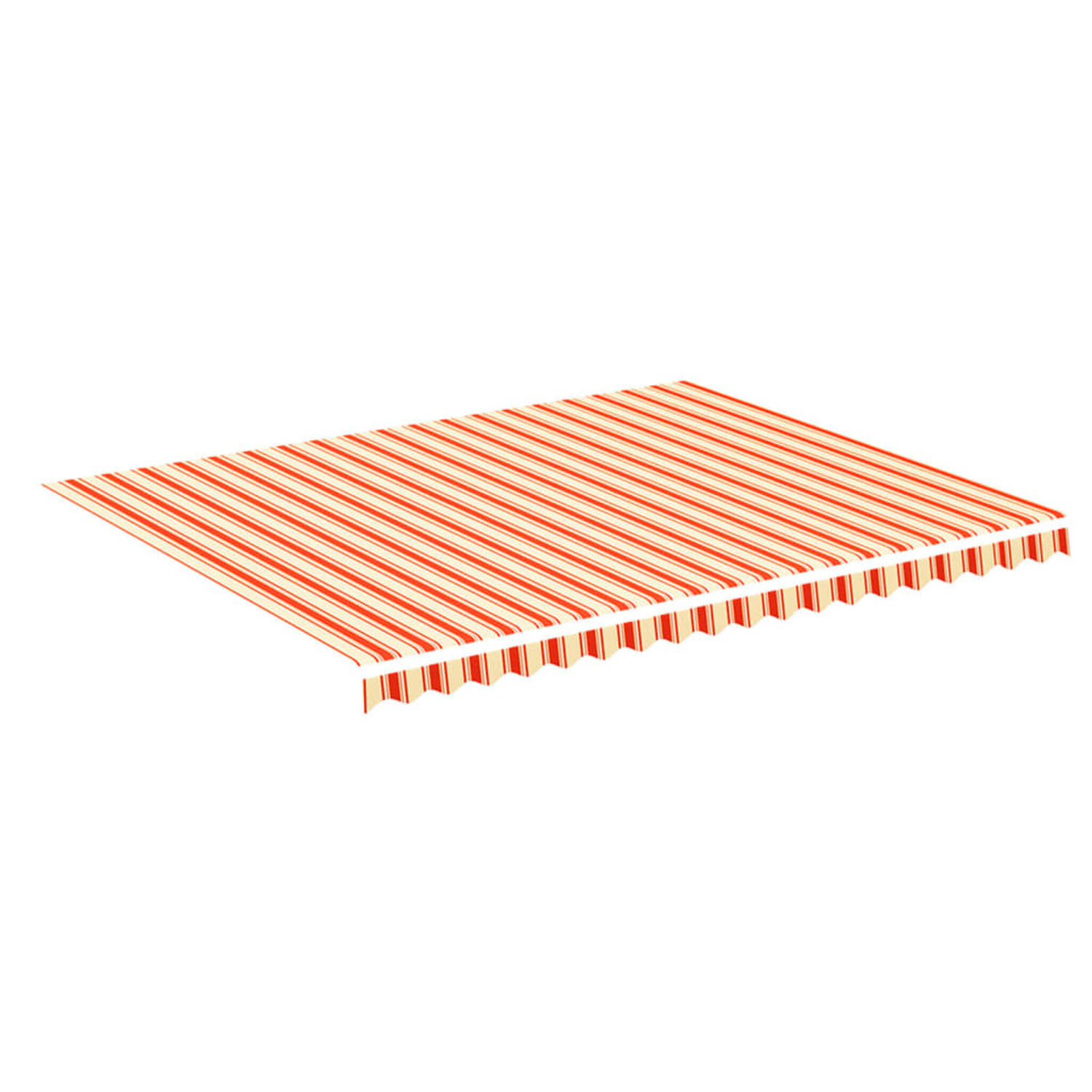 Vidaxl Vervangingsdoek Voor Luifel 4,5x3,5 M En Oranje - Geel