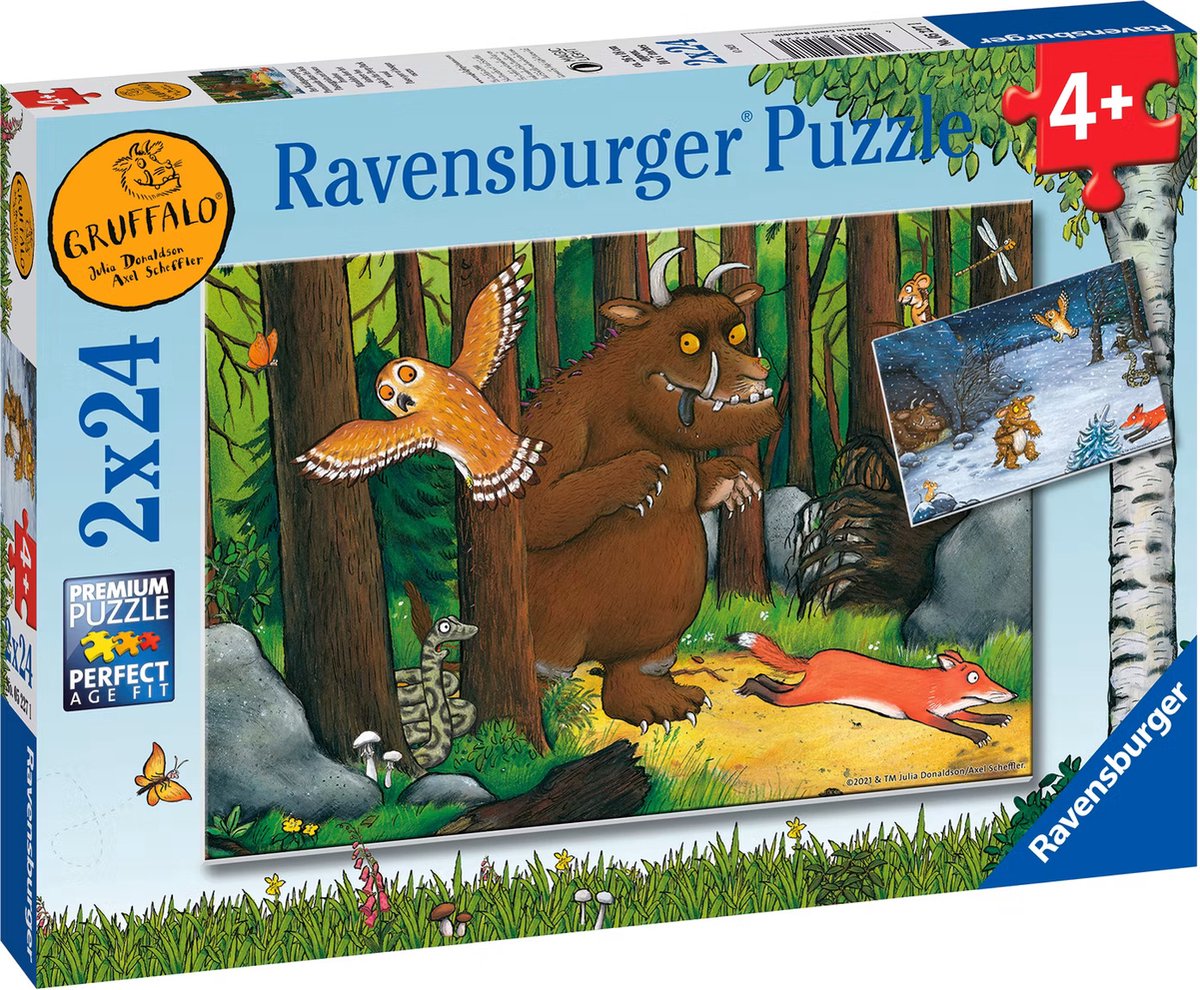 Ravensburger Puzzel The Gruffalo 2x24pcs
