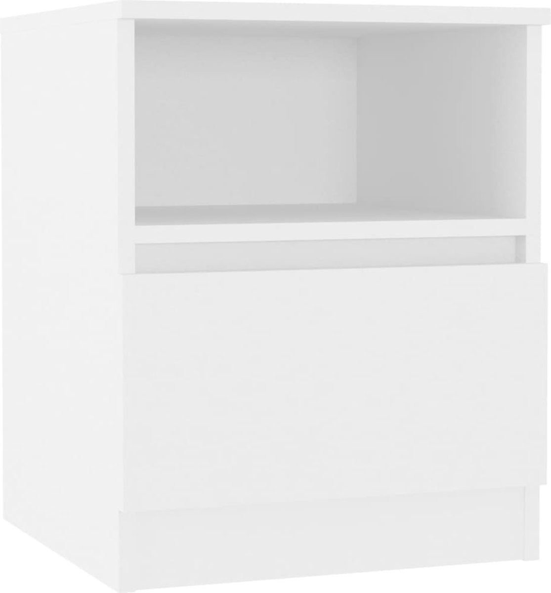 Vidaxl Nachtkastje 40x40x50 Cm Spaanplaat Wit