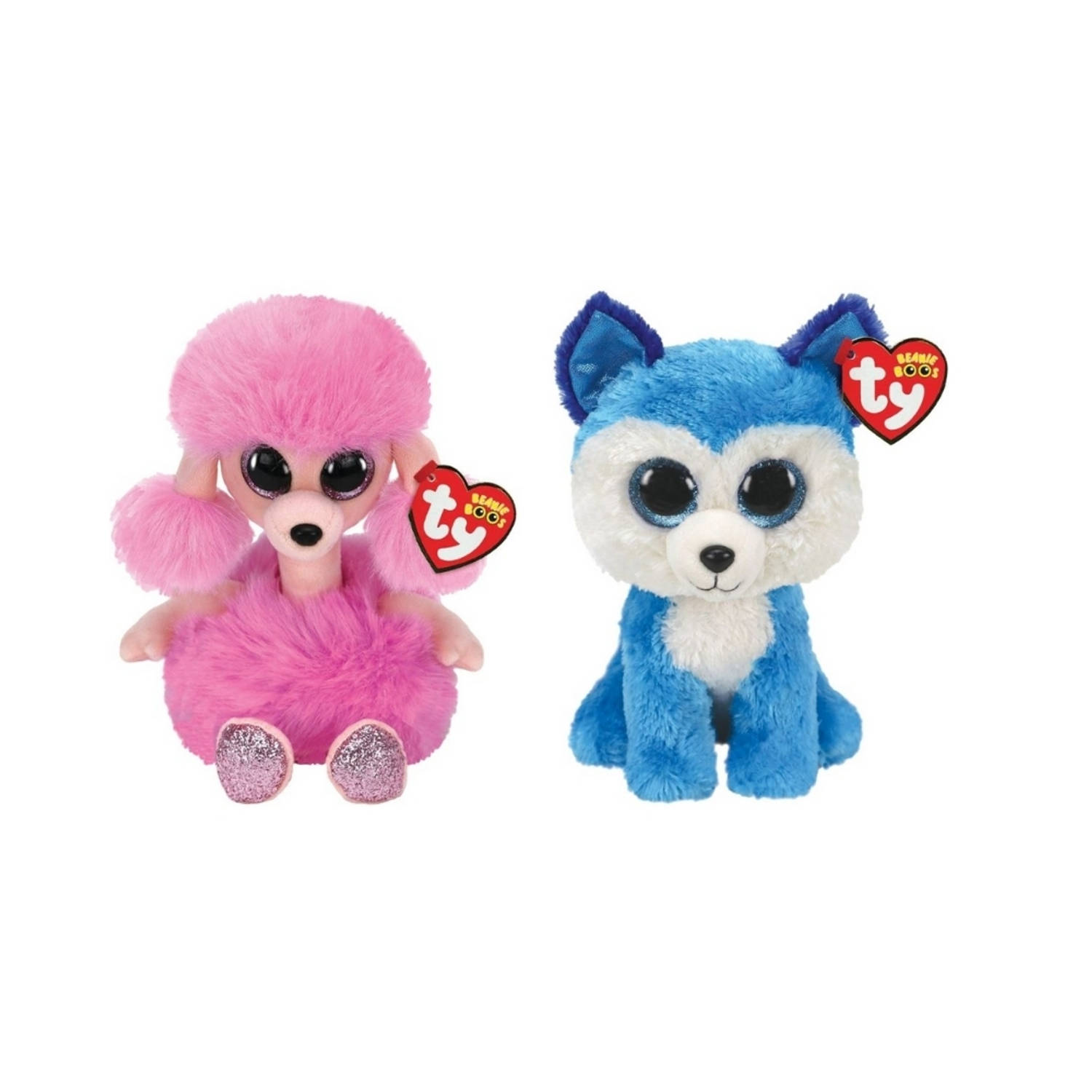 ty - Knuffel - Beanie Boo&apos;s - Camilla Poodle & Prince Husky