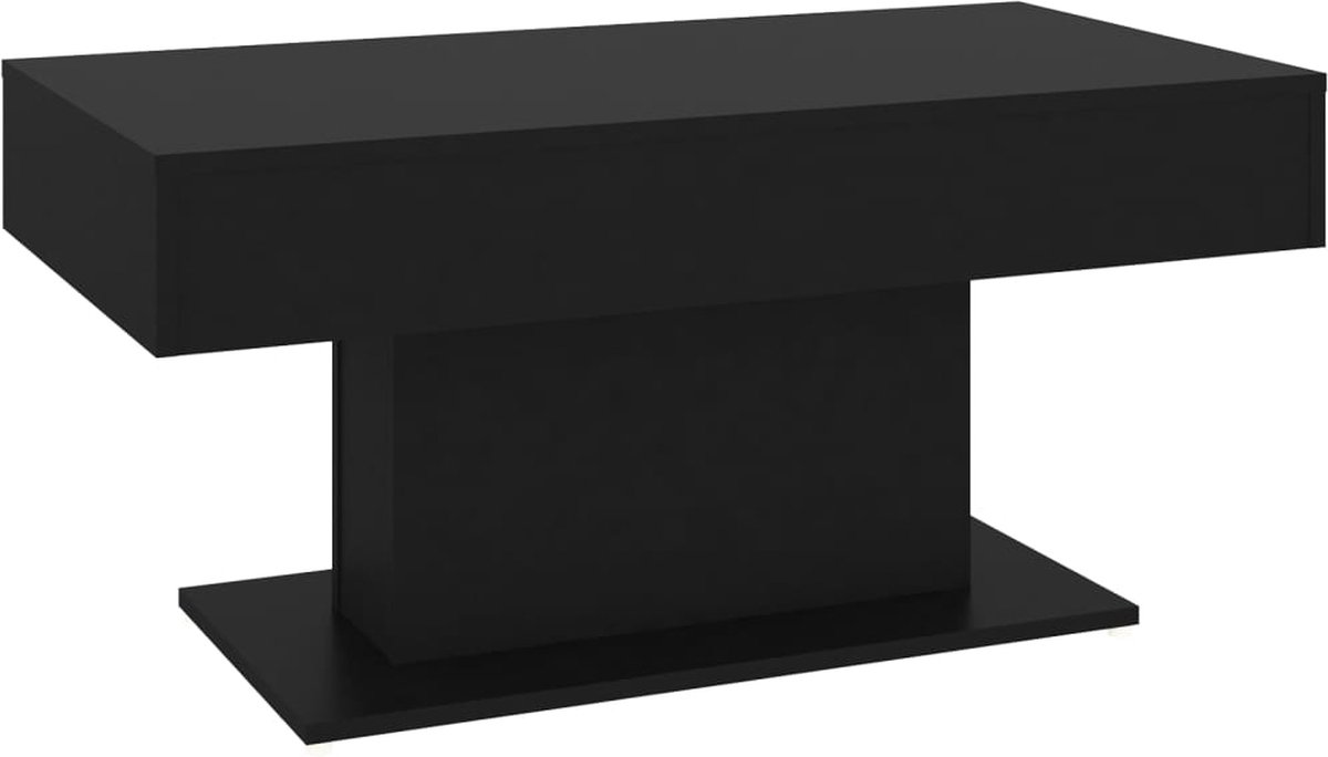 Vidaxl Salontafel 96x50x45 Cm Spaanplaat - Zwart