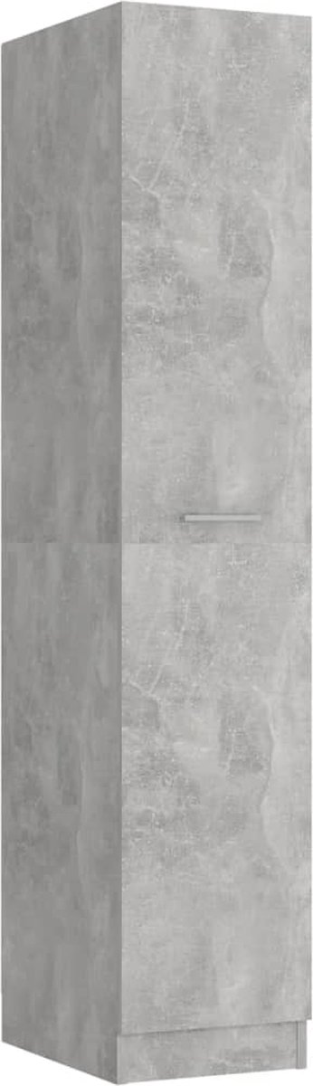 Vidaxl Apothekerskast 30x42,5x150 Cm Spaanplaat Beton - Grijs