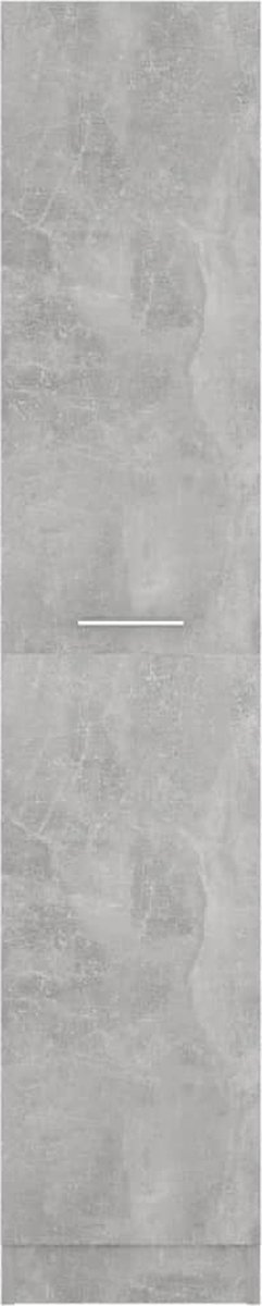 Vidaxl Apothekerskast 30x42,5x150 Cm Spaanplaat Beton - Grijs