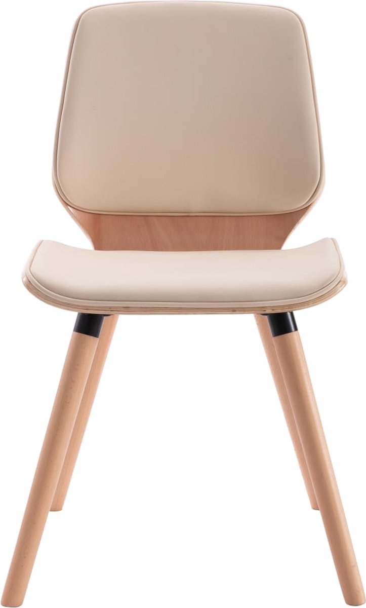 Vidaxl Eetkamerstoelen 6 St Kunstleer Crème