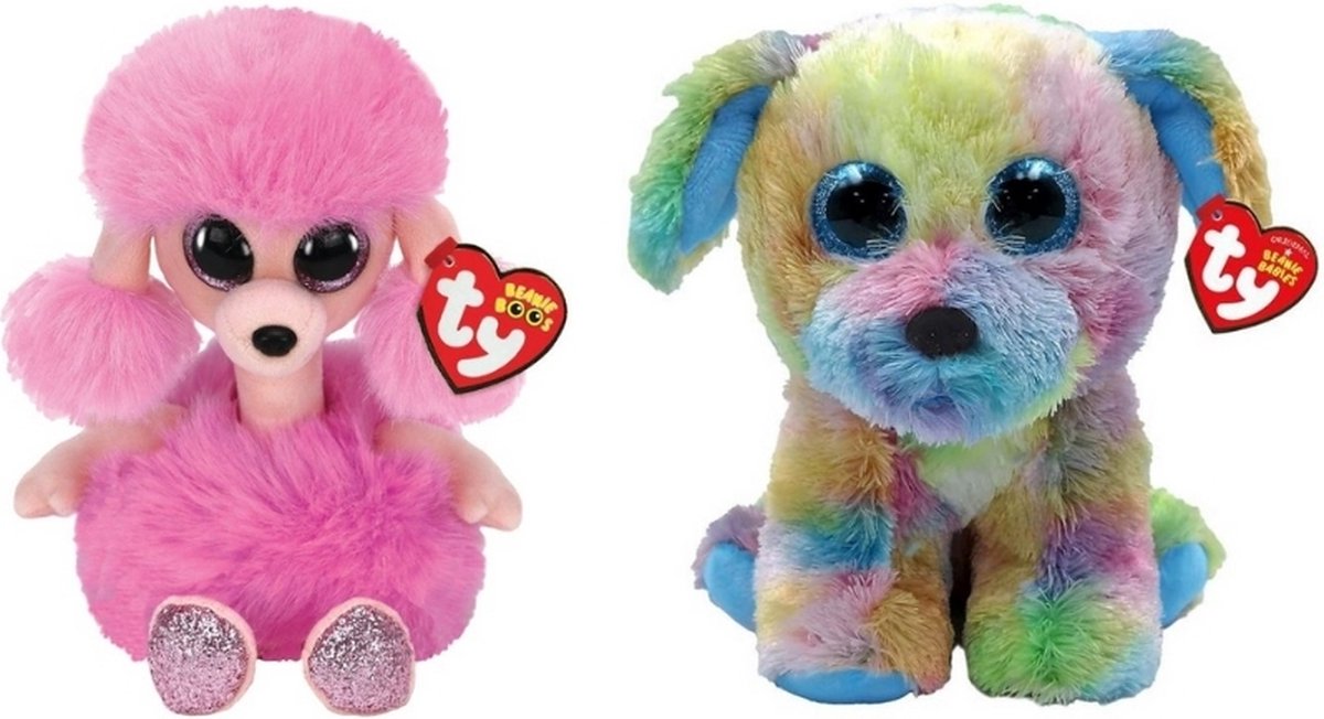 ty - Knuffel - Beanie Boo&apos;s - Camilla Poodle & Max Dog