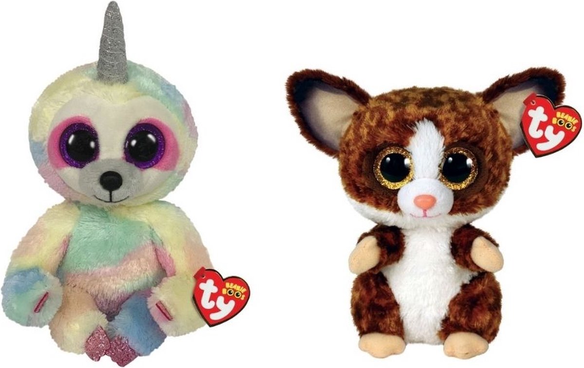 ty - Knuffel - Beanie Buddy - Cooper Sloth & Bush Baby Galago