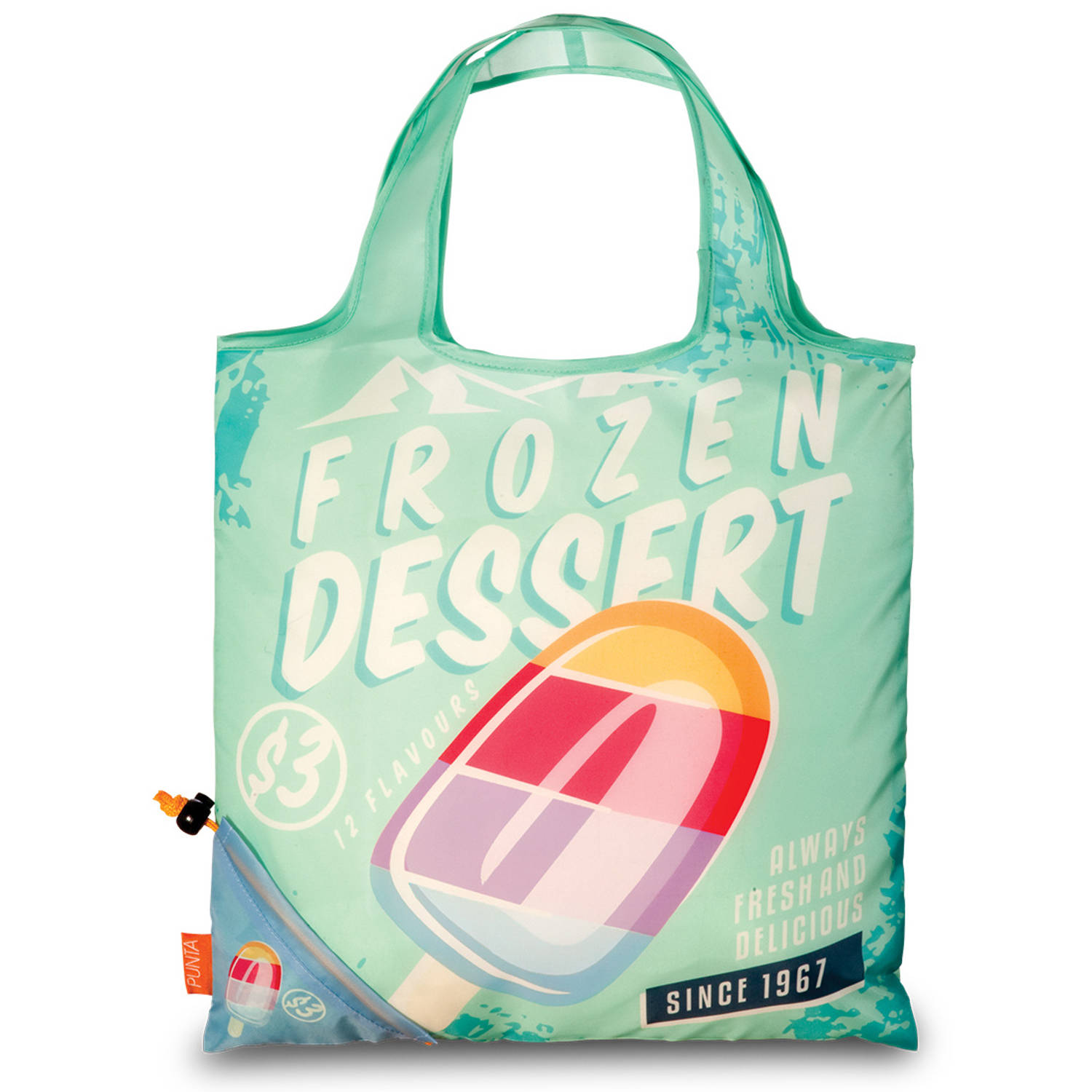 Punta Shopper Frozen Dessert 12 Liter Dames Polyester