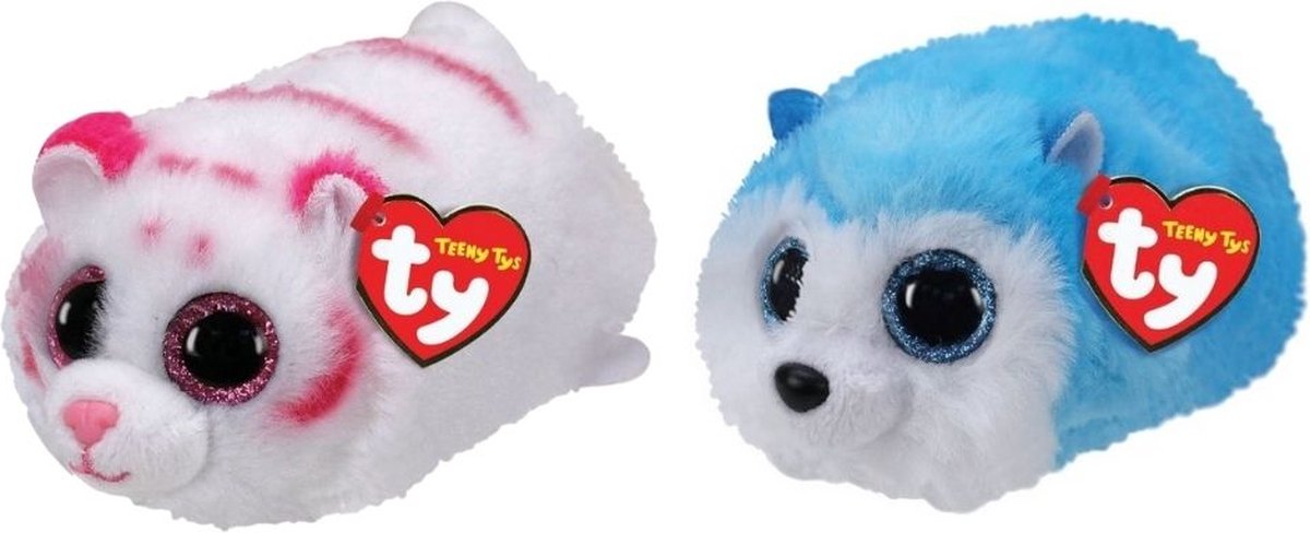 ty - Knuffel - Teeny &apos;s - Tabor Tiger & Slush Husky