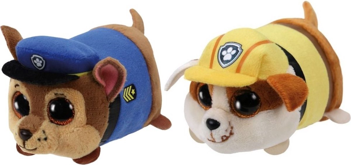 ty - Knuffel - Teeny Paw Patrol - Chase & Rubble