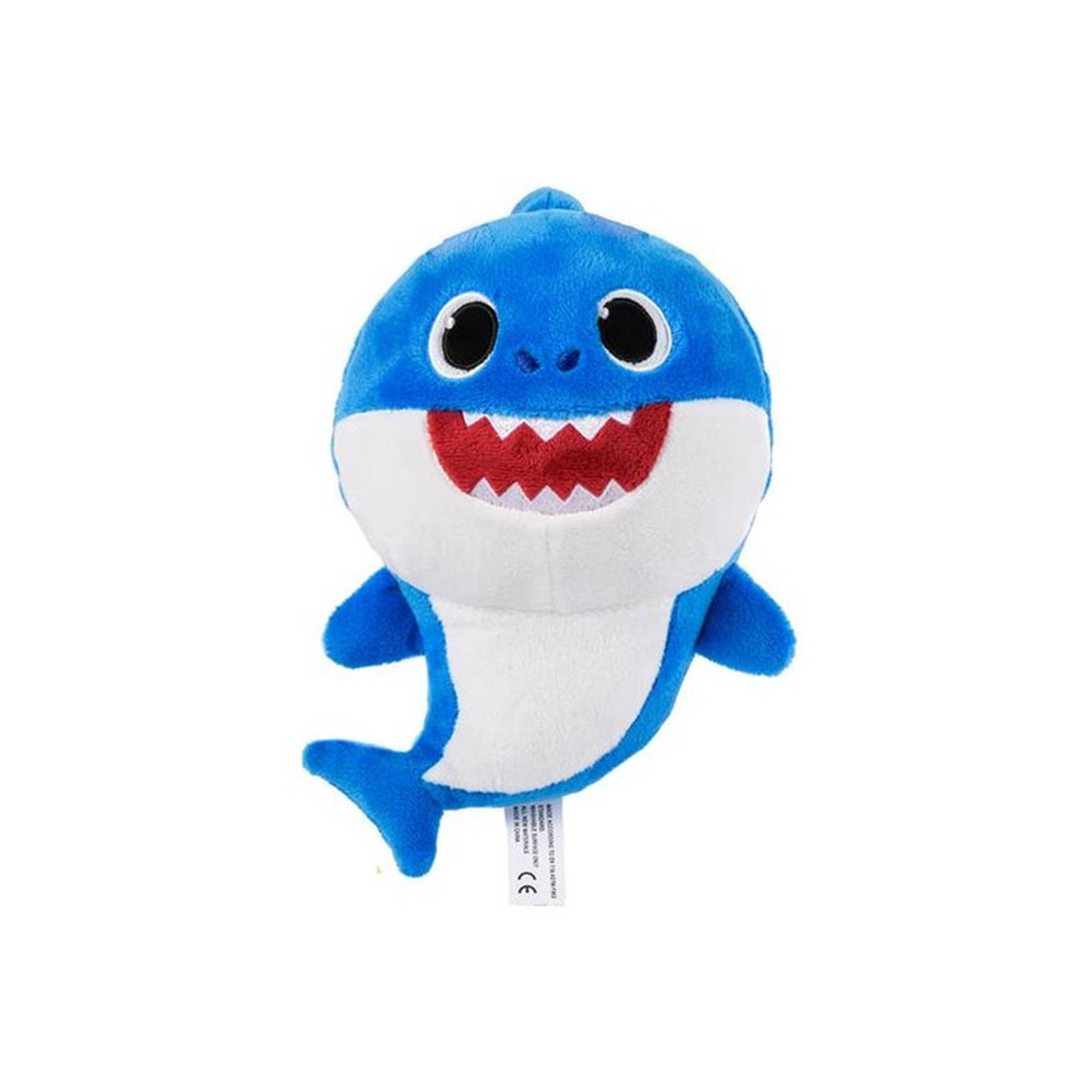 Baby Shark Pluche Knuffel Karakter Daddy 20 Cm - Knuffeldier - Blauw