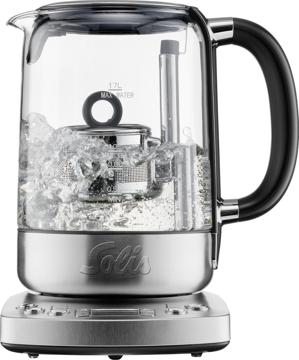 Solis Tea Kettle Automatic 5518 - Waterkoker En Theemachine - Silver