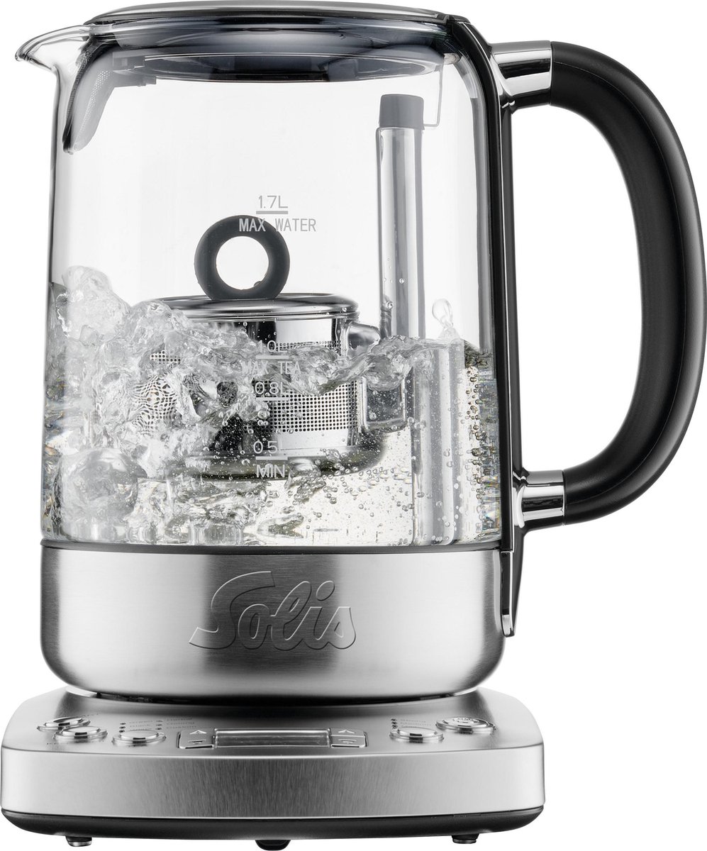 Solis Tea Kettle Automatic 5518 - Waterkoker En Theemachine - Plata