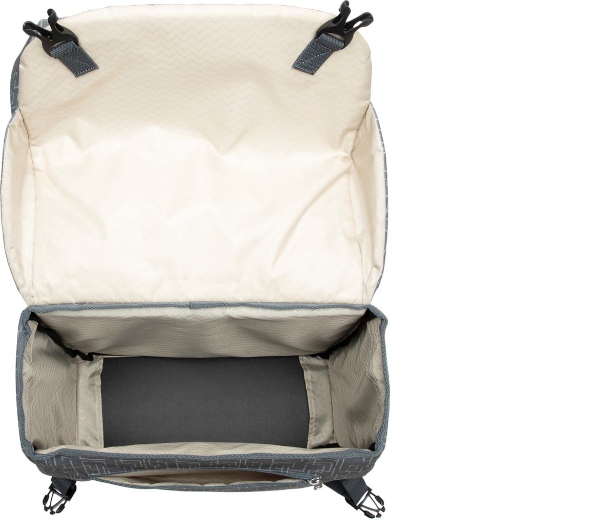 New Looxs Dubbele Fietstas Mondi Joy 38 Liter - Zwart