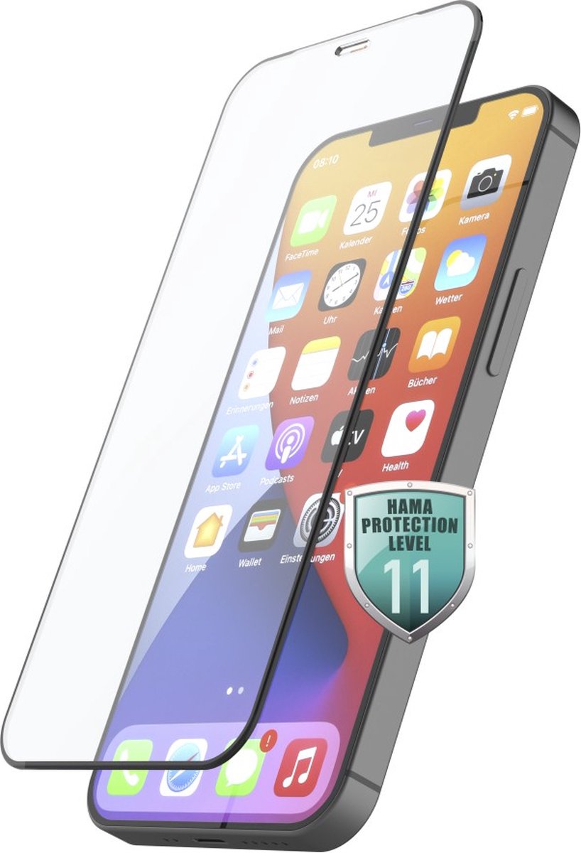 Hama 3d-full-screen-beschermglas Voor Apple Iphone 12 Mini Zwart
