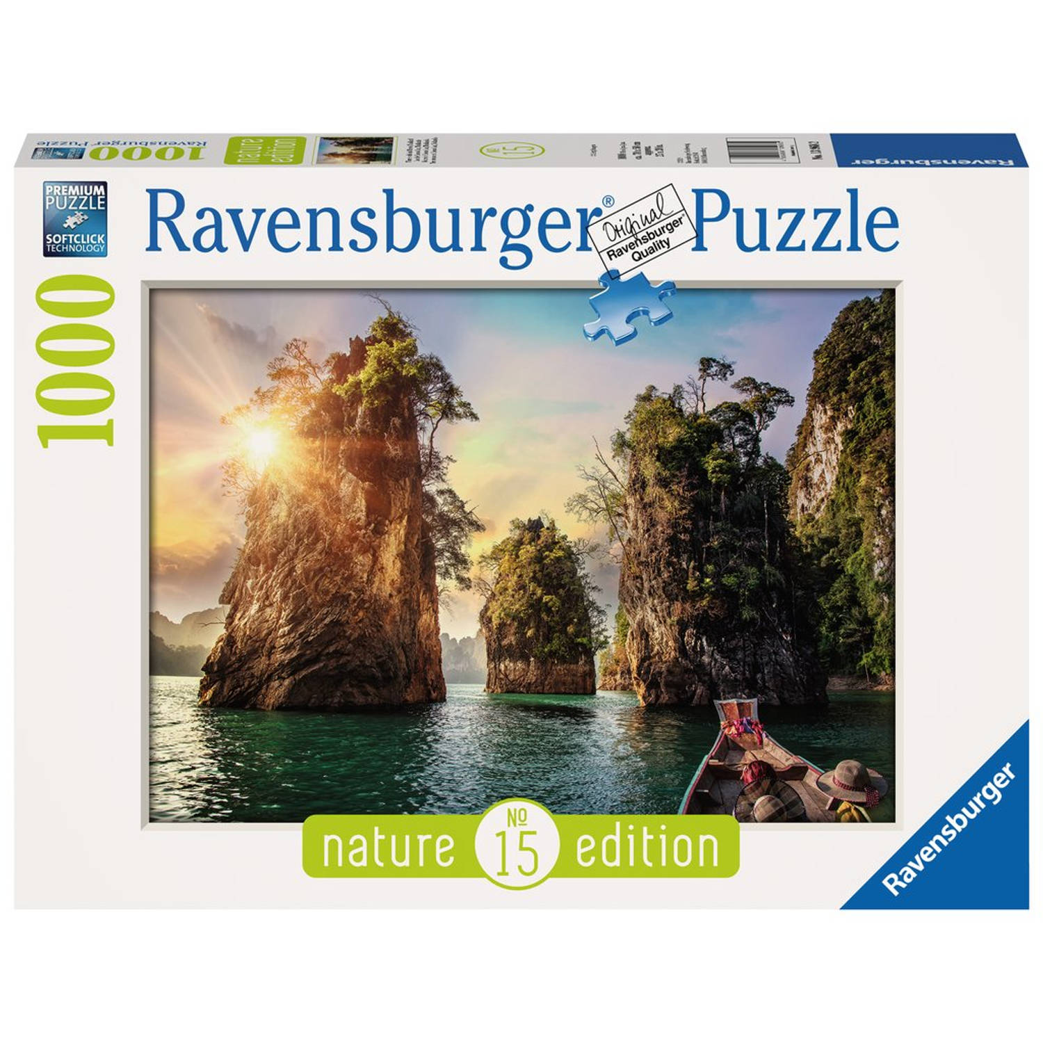 Ravensburger Puzzel Three Rocks In Cheow, Thailand - Legpuzzel - 1000 Stukjes