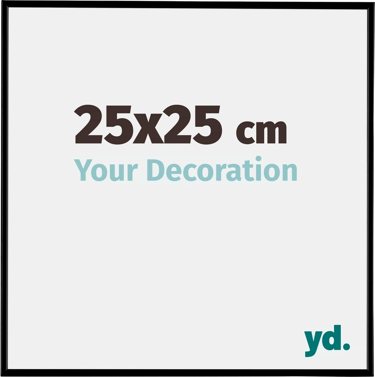 Your Decoration Evry Kunststof Fotolijst 25x25cm Mat - Zwart