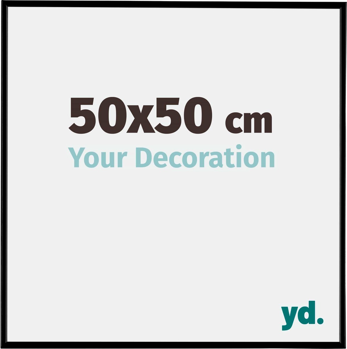 Your Decoration Evry Kunststof Fotolijst 50x50cm Mat - Zwart