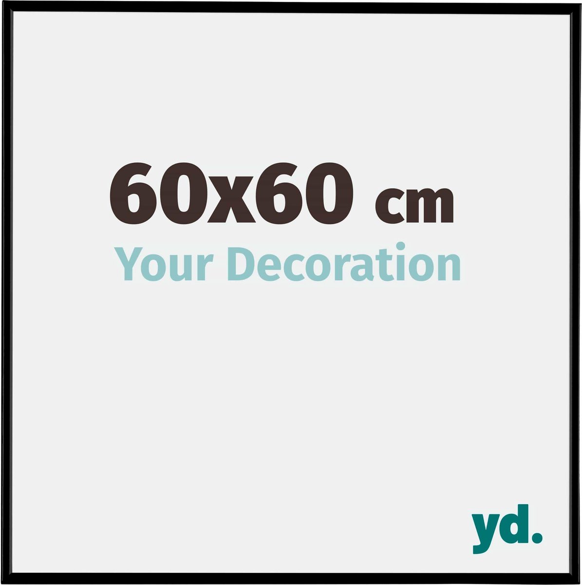 Your Decoration Evry Kunststof Fotolijst 60x60cm Mat - Zwart